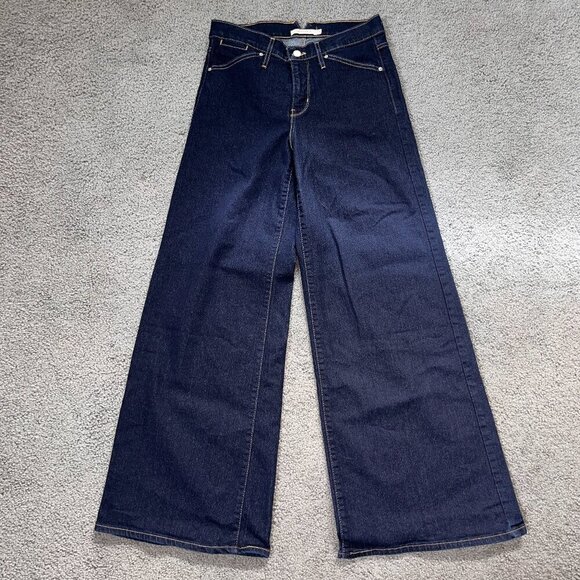 Levi's Denim - LEVI'S 318 SHAPING EXTRA WIDE LEG DARK WASH STRETCH DENIM JEANS - NWOT - W29 L31